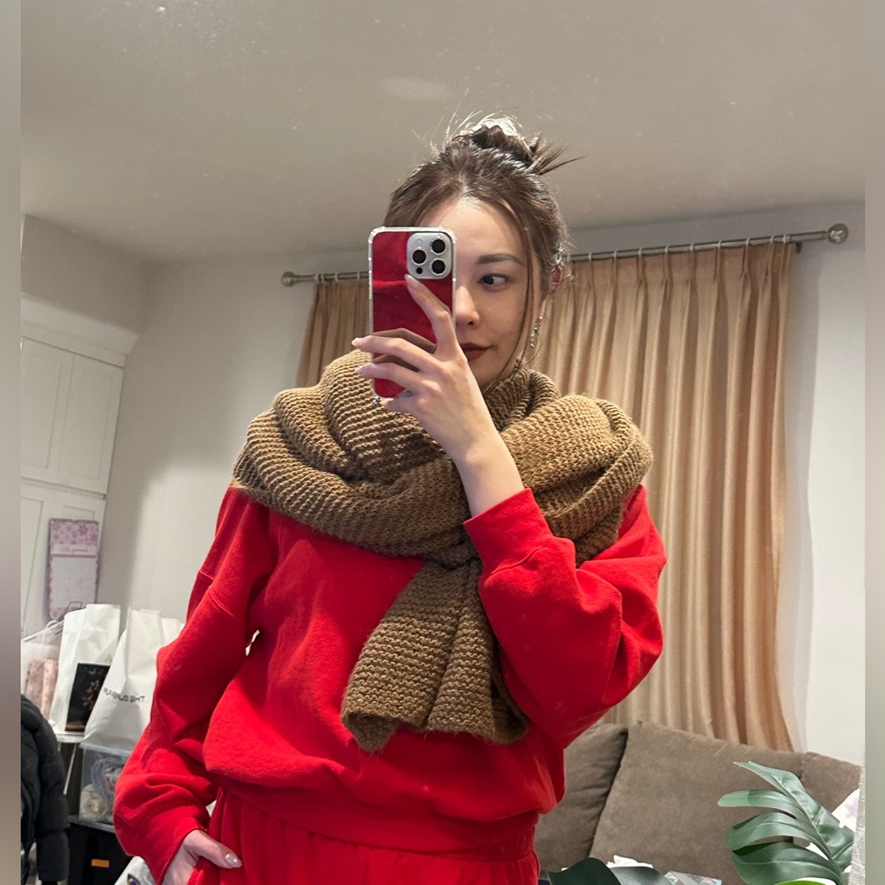 Zara Camel Tan Scarf